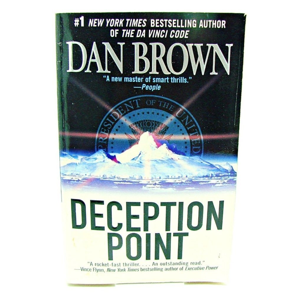 Deception Point by Dan Brown Paperback 2001 High-Tech Thriller